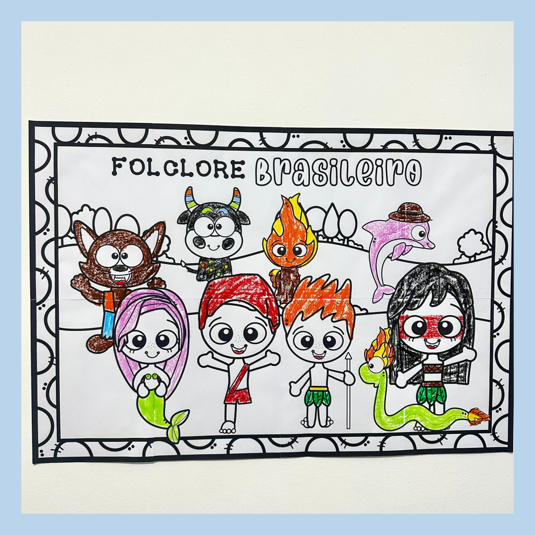 Painel Colorir Folclore Revenda