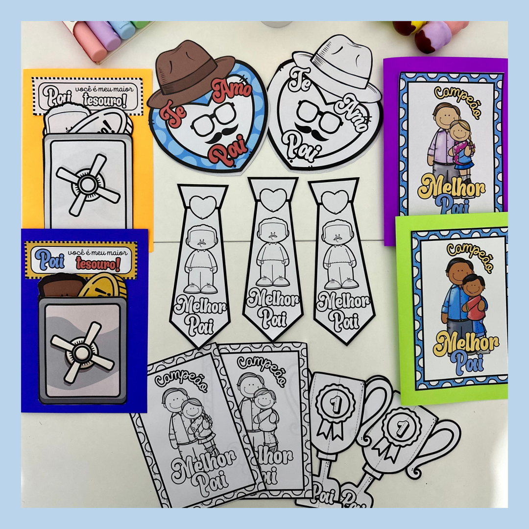 kit Cartões dia dos Pais Revenda