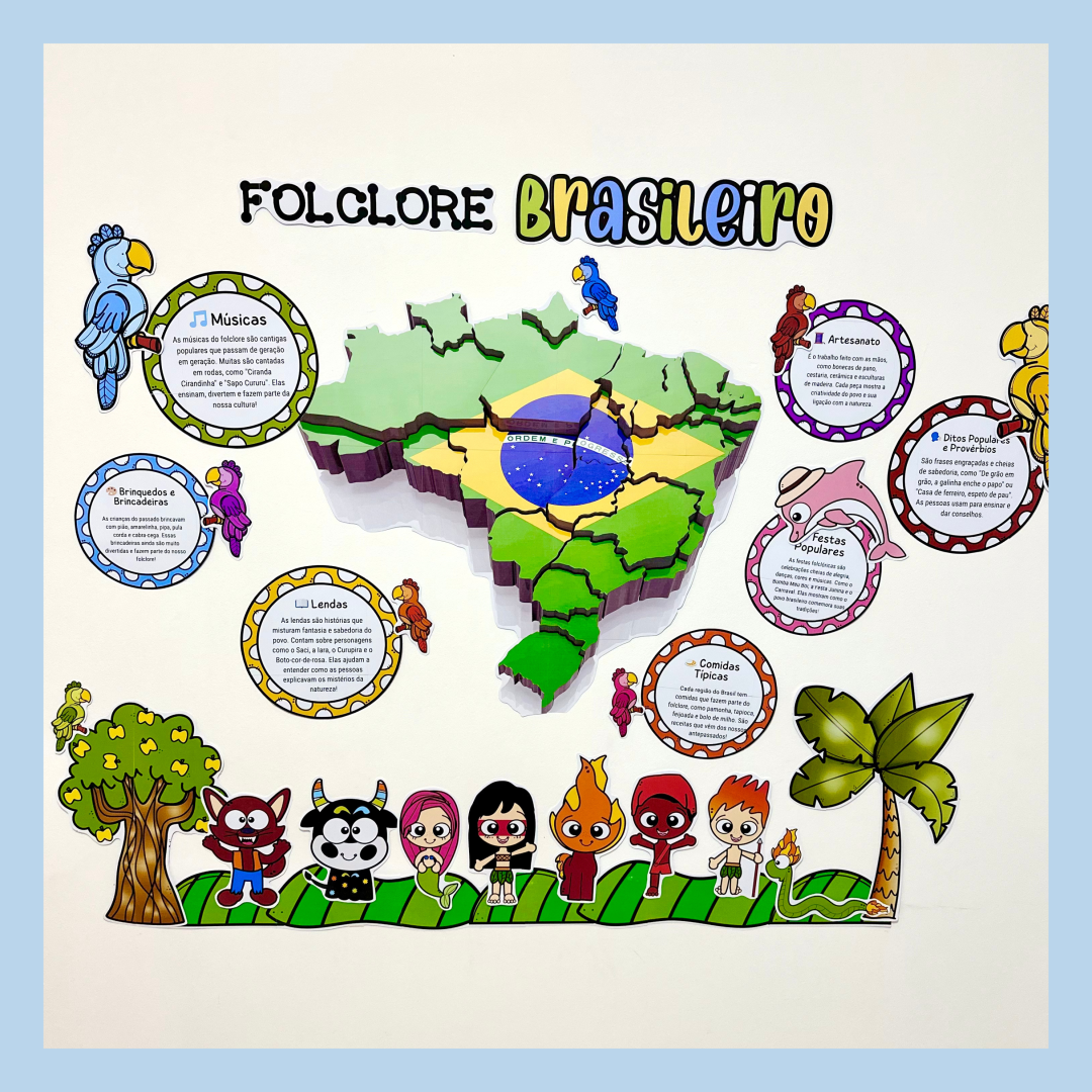 Painel Folclore Brasileiro Revenda