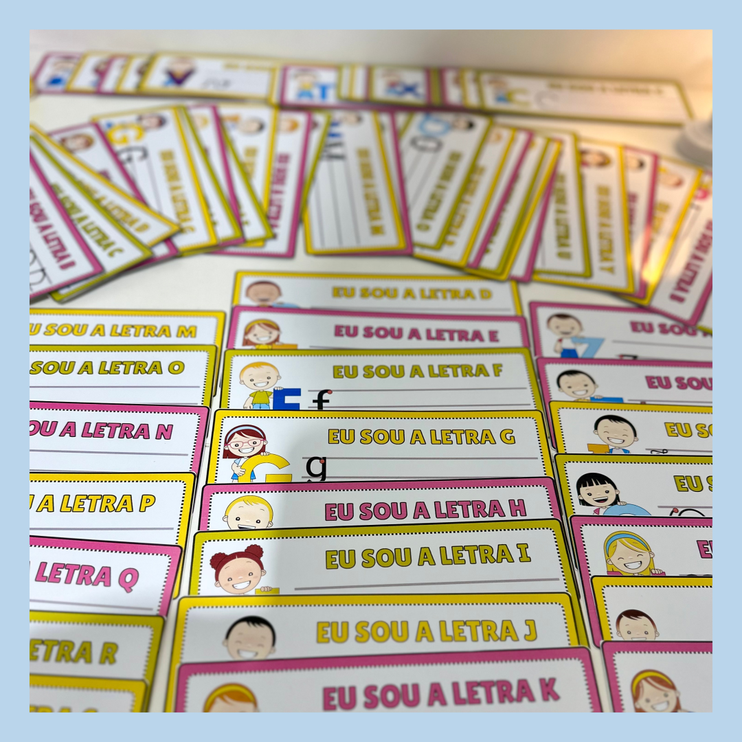 Fichas de Traçado do Alfabeto Revenda